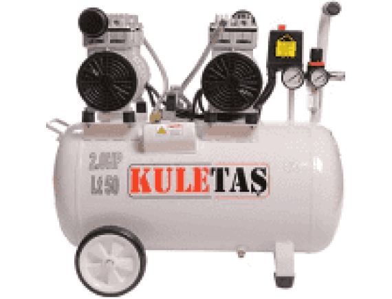 KULETAŞ 50 LİTRE SESSİZ YAĞSIZ HAVA KOMPRESÖRÜ 220 V